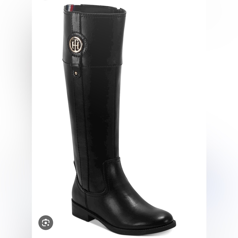 Tommy Hilfiger Faux Leather Boots
